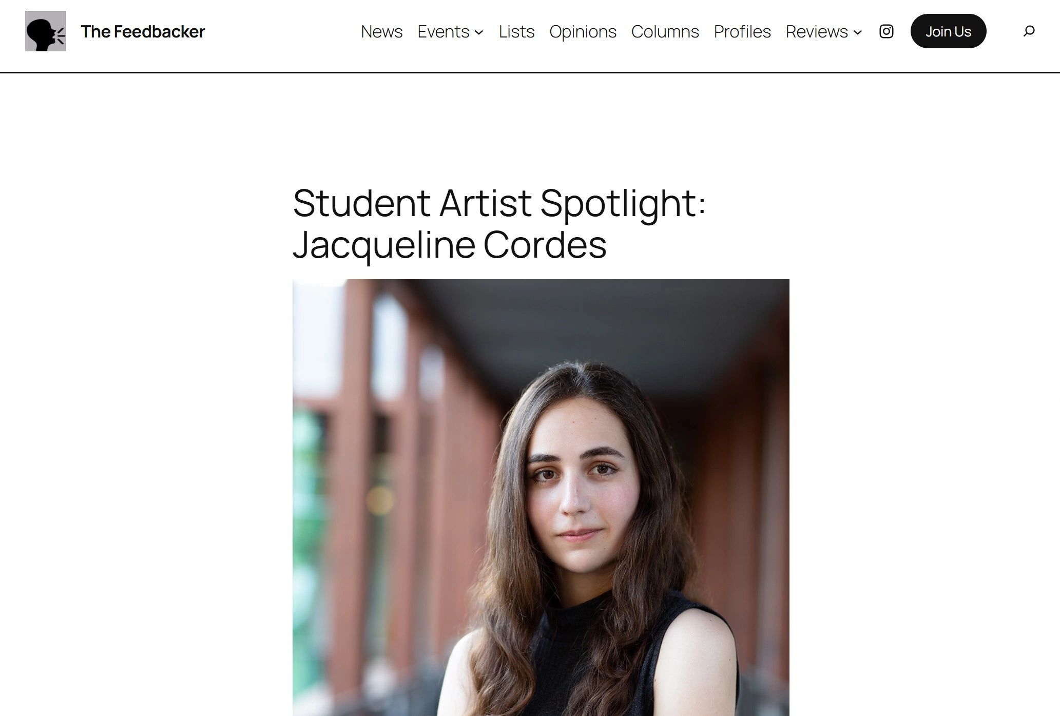 Jacqueline Cordes in interview